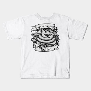 I'm a Hugging Machine Greyscale Kids T-Shirt